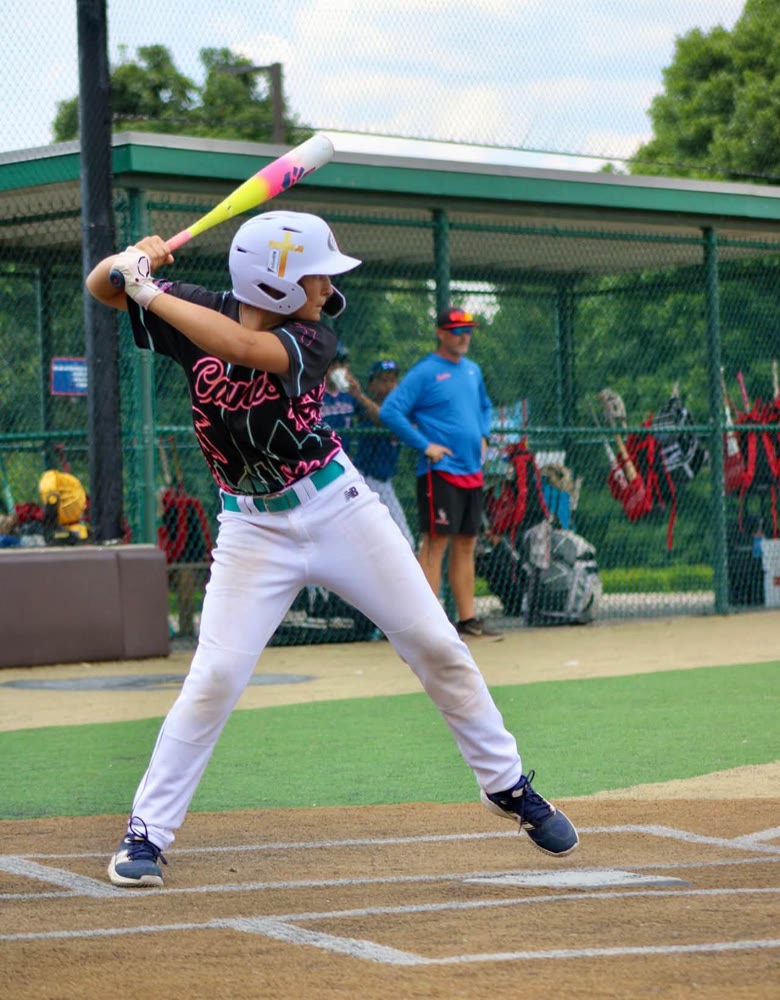 Cooper Smith at bat